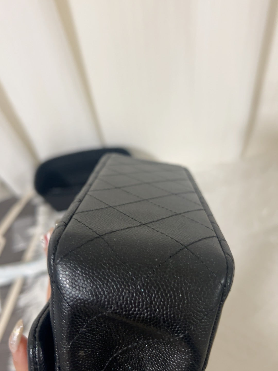 CHANEL MINI RECTANGLE | BLACK CAVIAR SHW