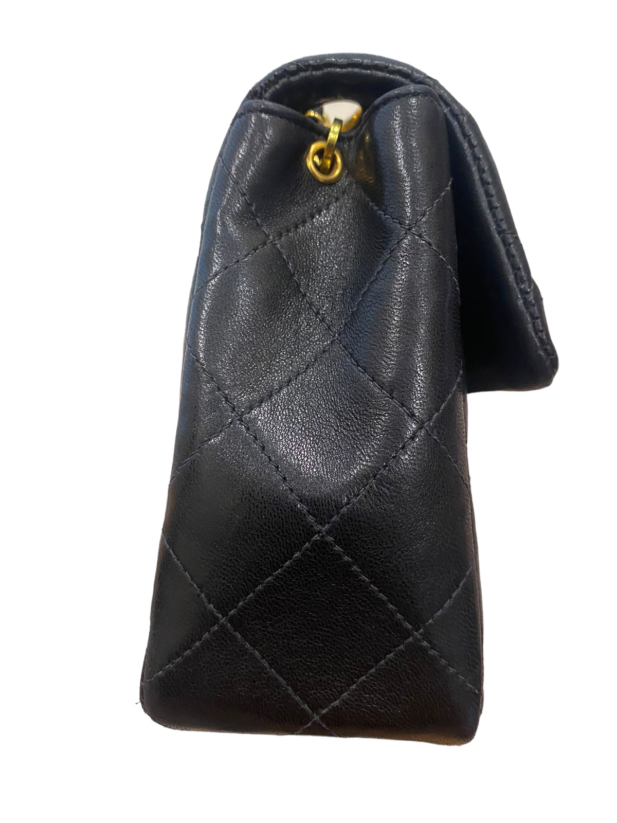 CHANEL CLASSIC BAG / 17CM BLACK LAMBSKIN 24K GHW