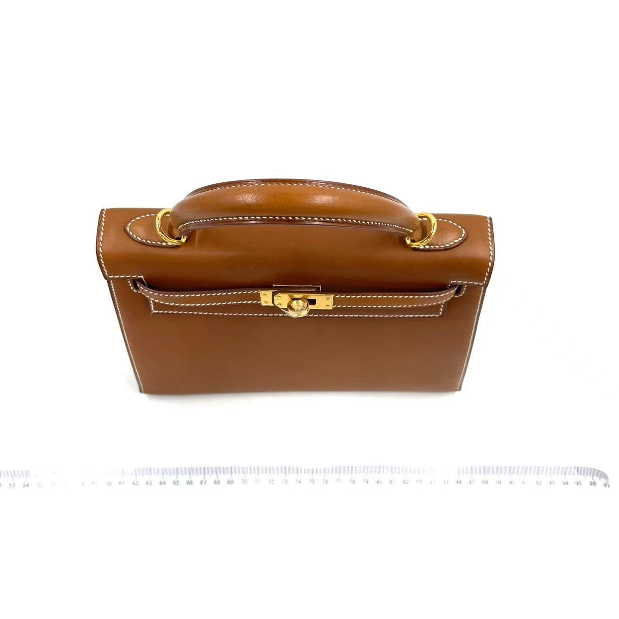 HERMES KELLY 25 | FAUVE SMOOTH BARENIA GHW