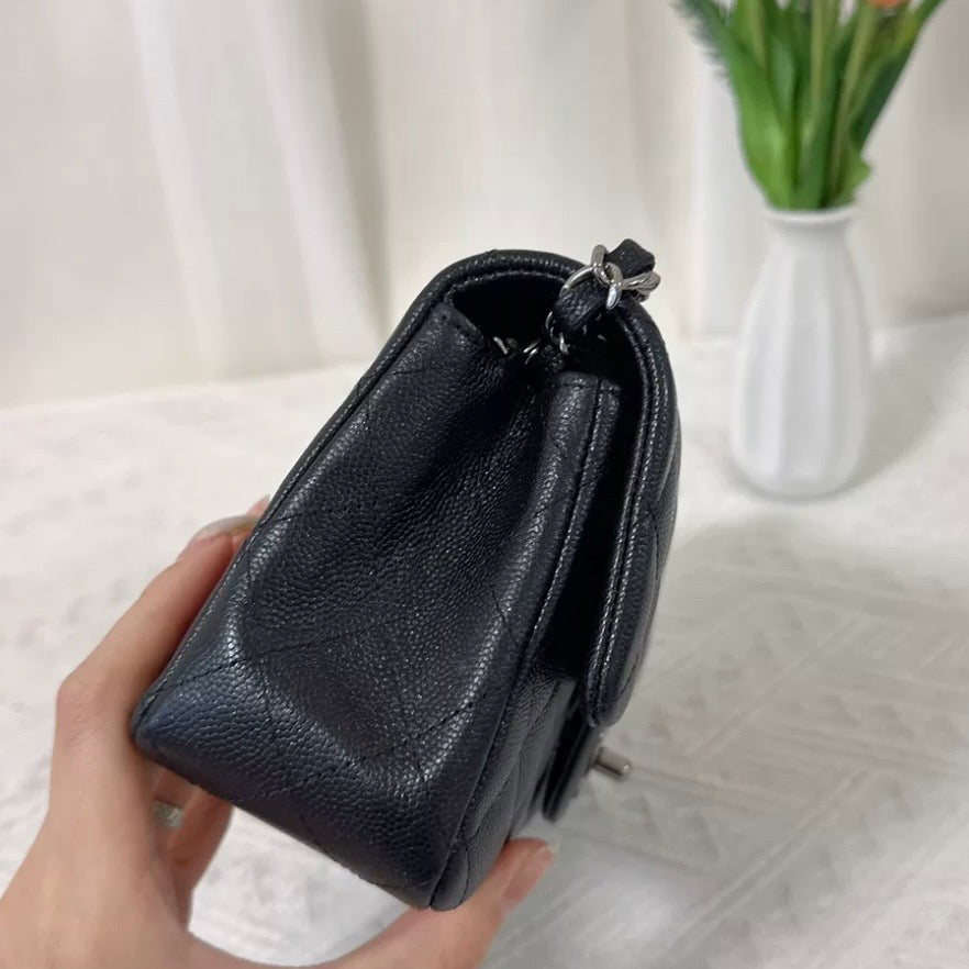 CHANEL MINI RECTANGLE | BLACK CAVIAR SHW