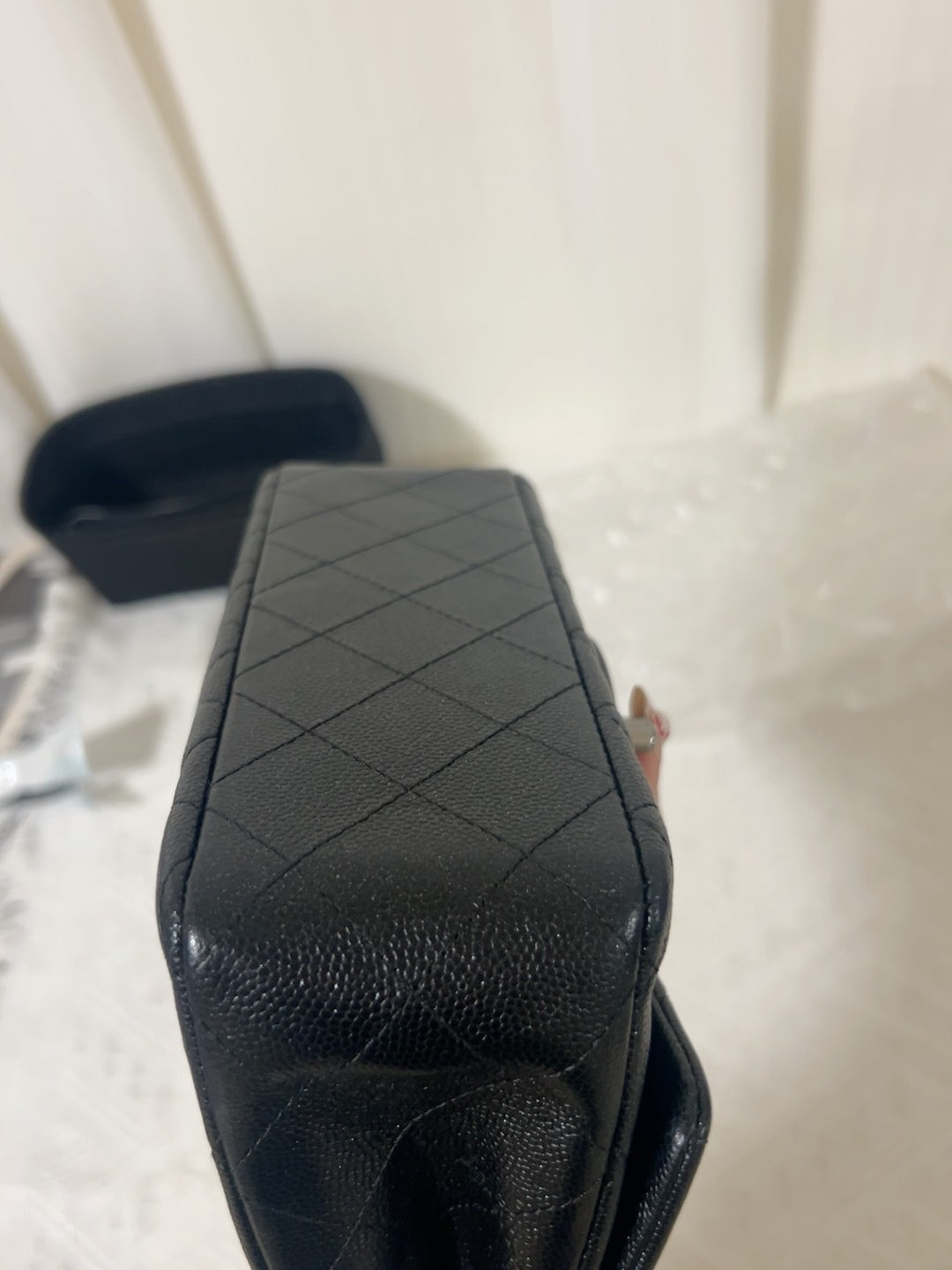 CHANEL MINI RECTANGLE | BLACK CAVIAR SHW