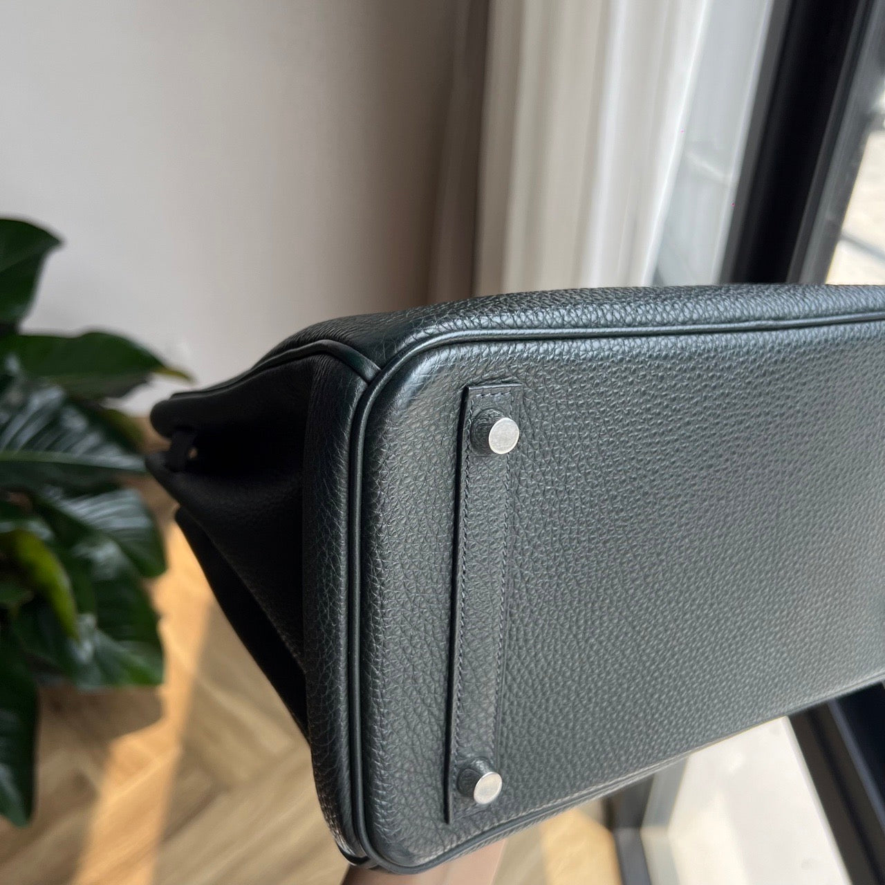 HERMES KELLY 28 | VERT FONCE PHW TOGO