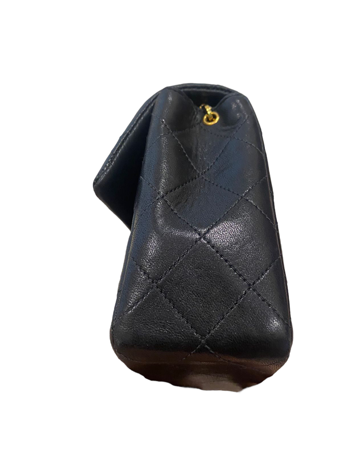 CHANEL CLASSIC BAG / 17CM BLACK LAMBSKIN 24K GHW