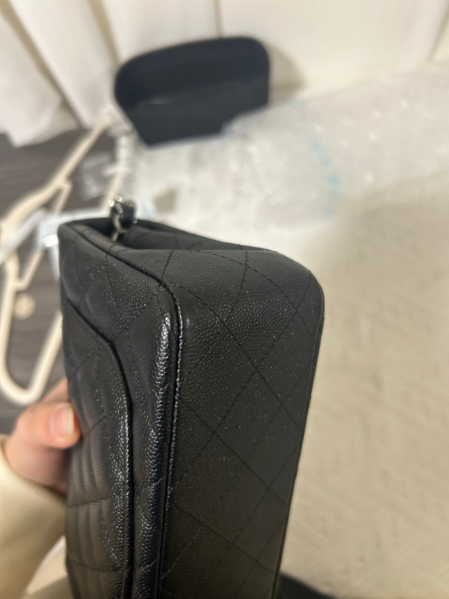 CHANEL MINI RECTANGLE | BLACK CAVIAR SHW