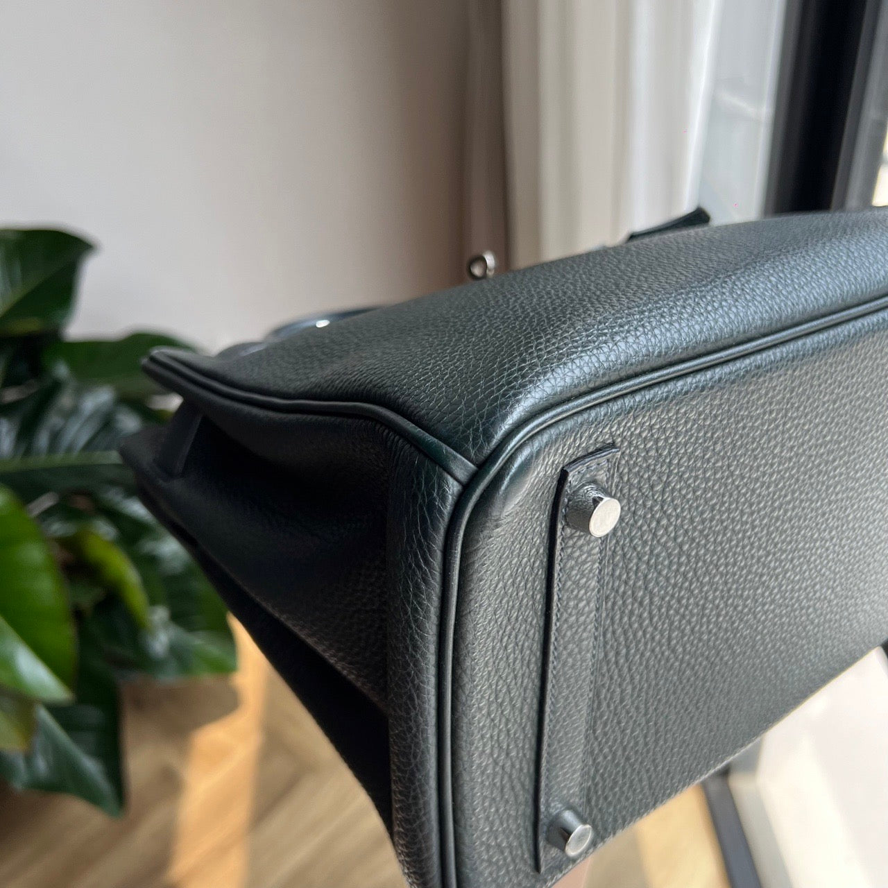 HERMES KELLY 28 | VERT FONCE PHW TOGO