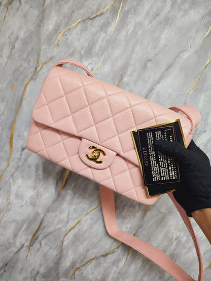 CHANEL CLASSIC FLAP | SMALL CAVIAR PINK 24K GHW