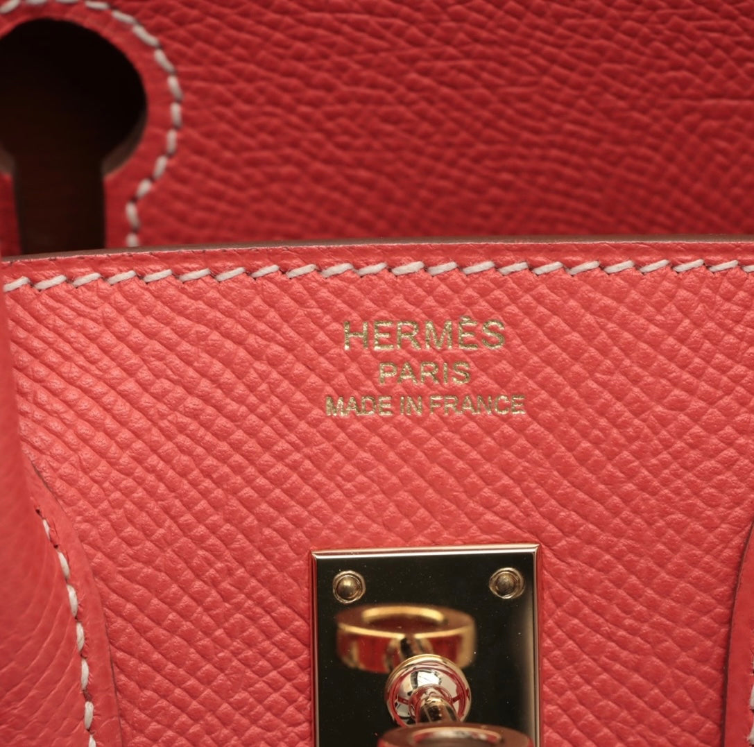 HERMES BIRKIN 25 | ROSE JAIPUR + GOLD CHAMPAGNE GHW (CANDY COLLECTION)