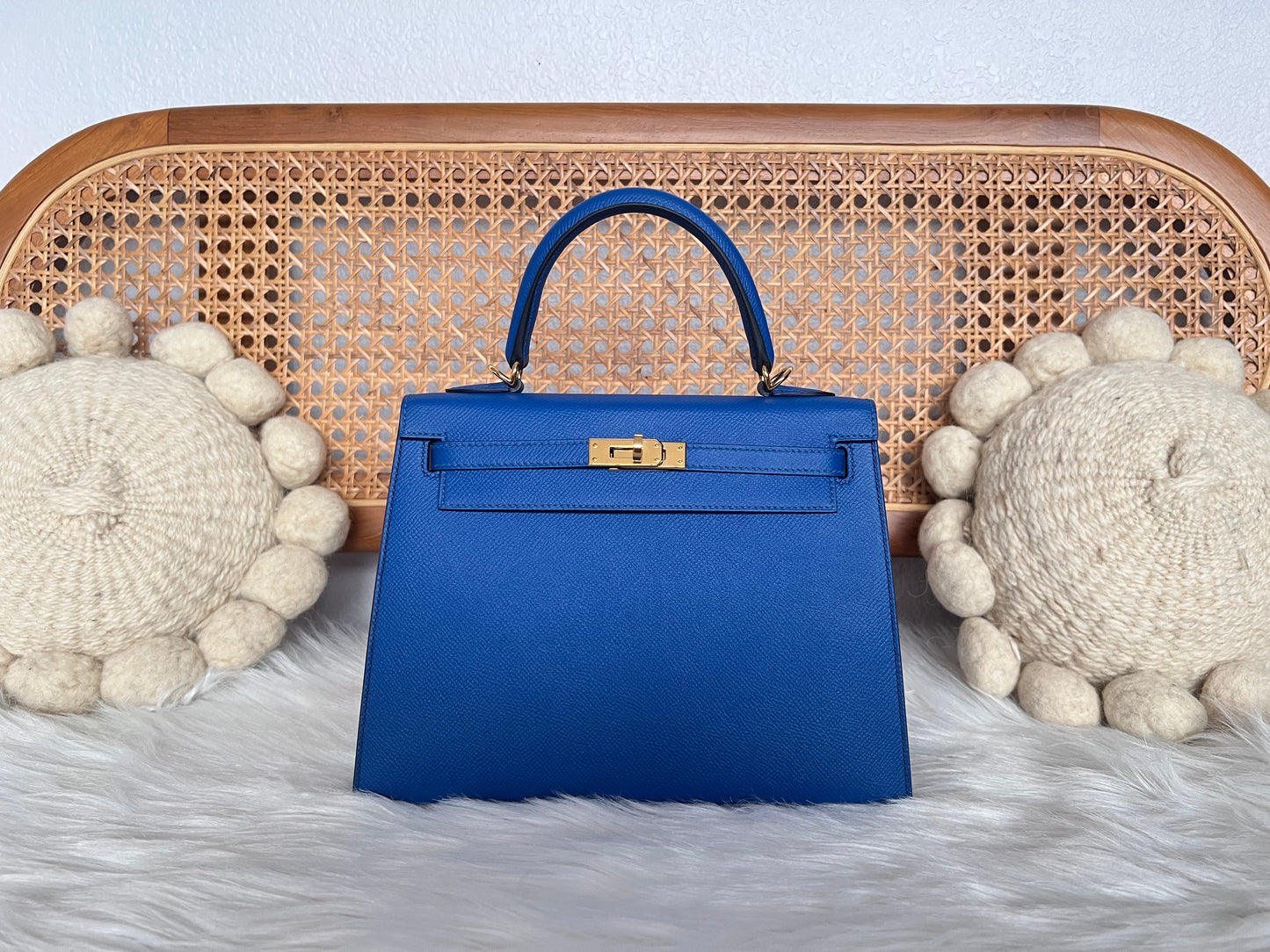 HERMES KELLY 25 | EPSOM BLUE ROYALE GHW