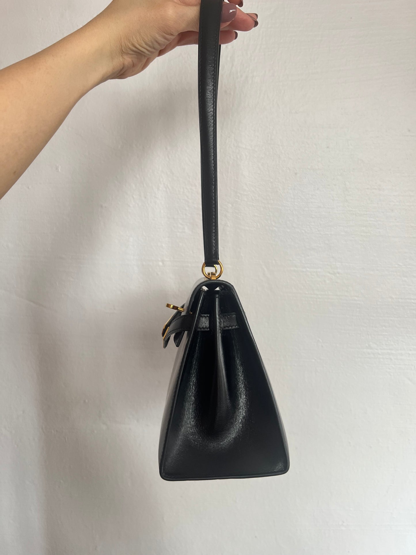 HERMES KELLY 20 | MINI BLACK BOX GHW