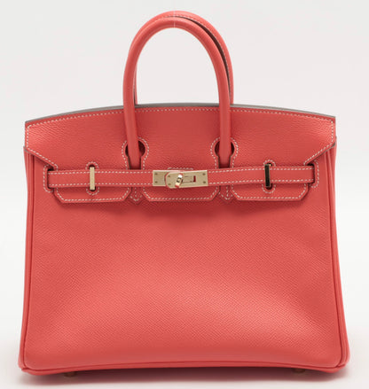 HERMES BIRKIN 25 | ROSE JAIPUR + GOLD CHAMPAGNE GHW (CANDY COLLECTION)