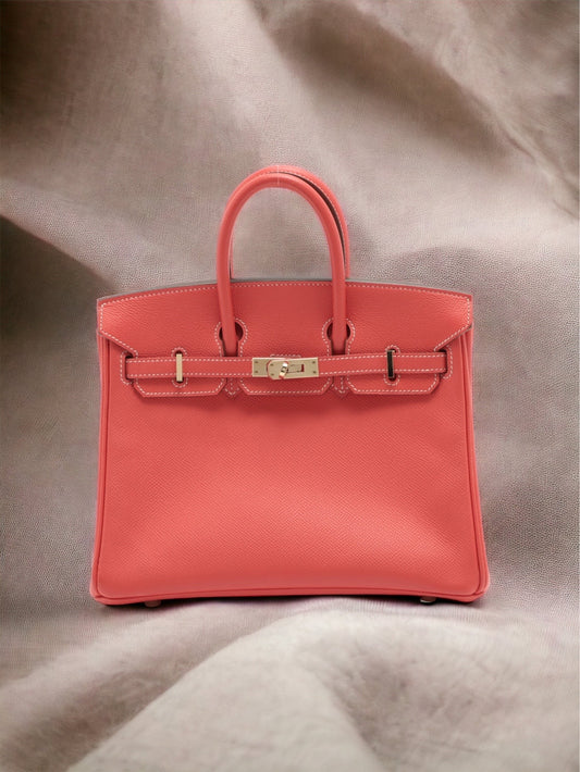 HERMES BIRKIN 25 | ROSE JAIPUR + GOLD CHAMPAGNE GHW (CANDY COLLECTION)