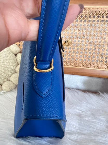 HERMES KELLY 25 | EPSOM BLUE ROYALE GHW