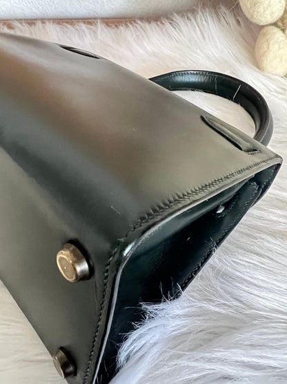 HERMES KELLY 20 | BOX CALF GREEN GHW