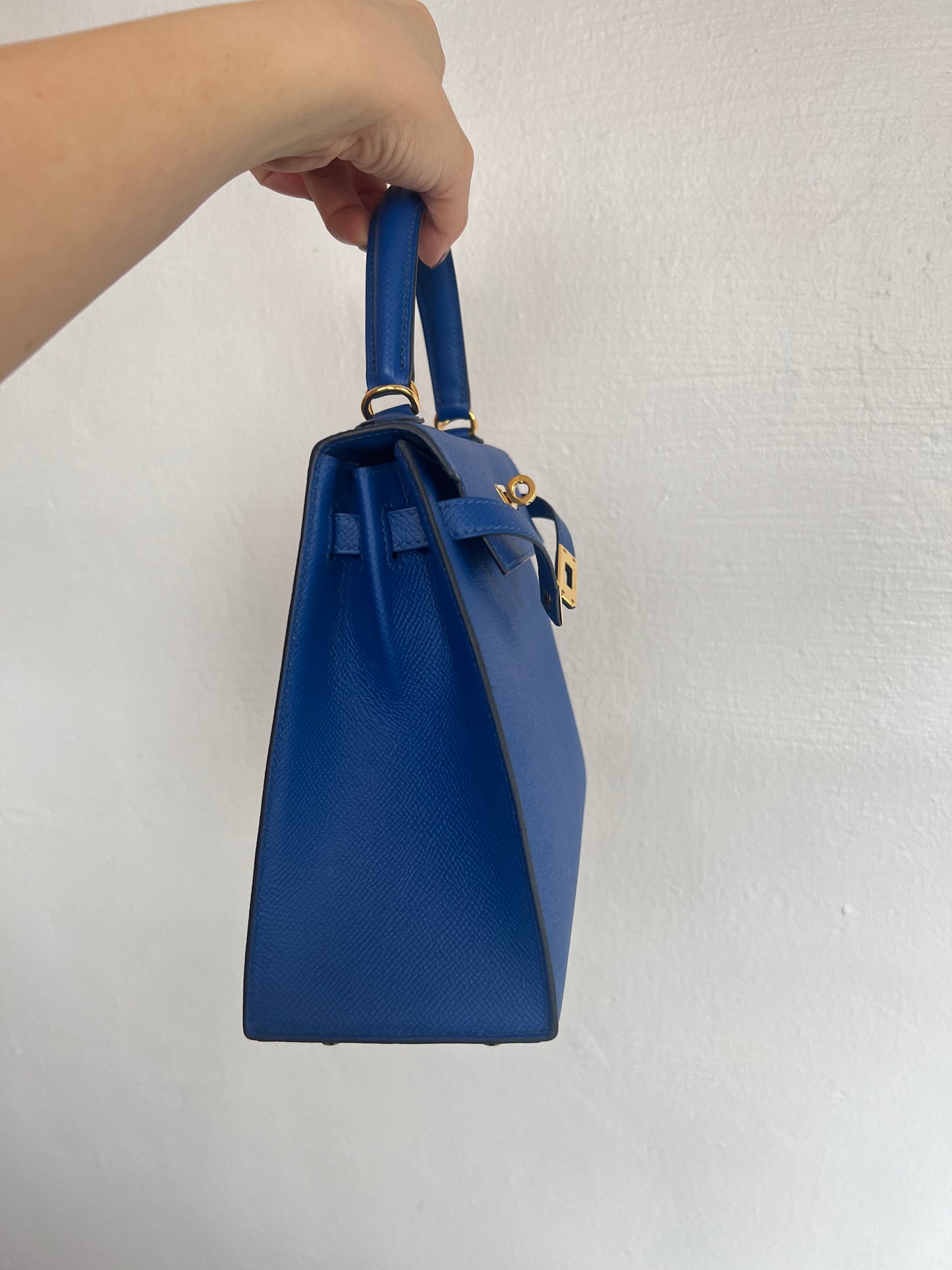 HERMES KELLY 25 | EPSOM BLUE ROYALE GHW