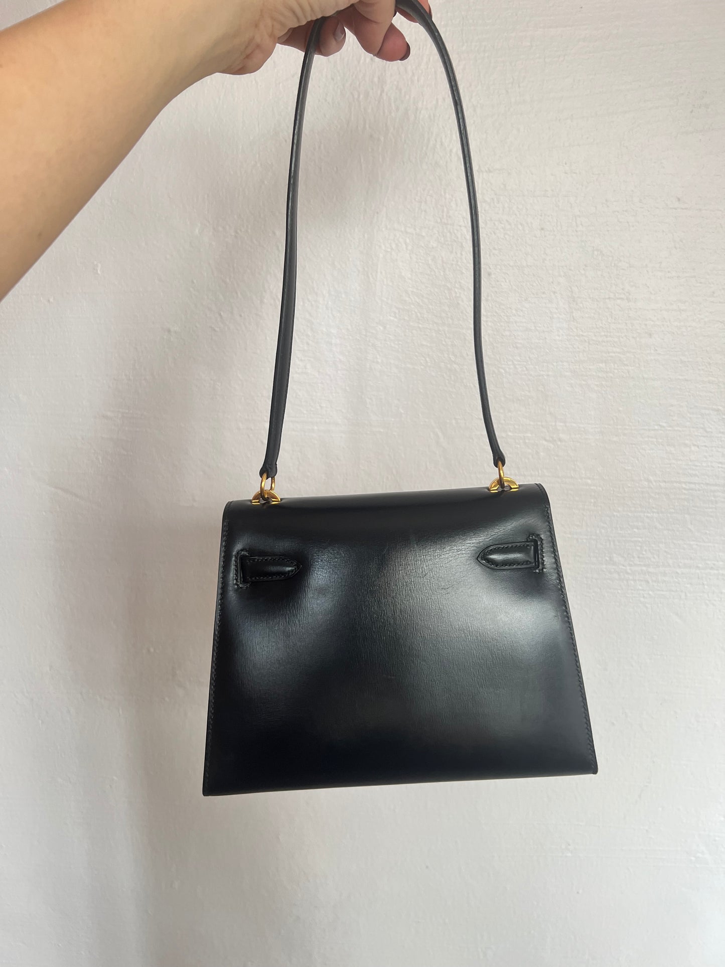 HERMES KELLY 20 | MINI BLACK BOX GHW