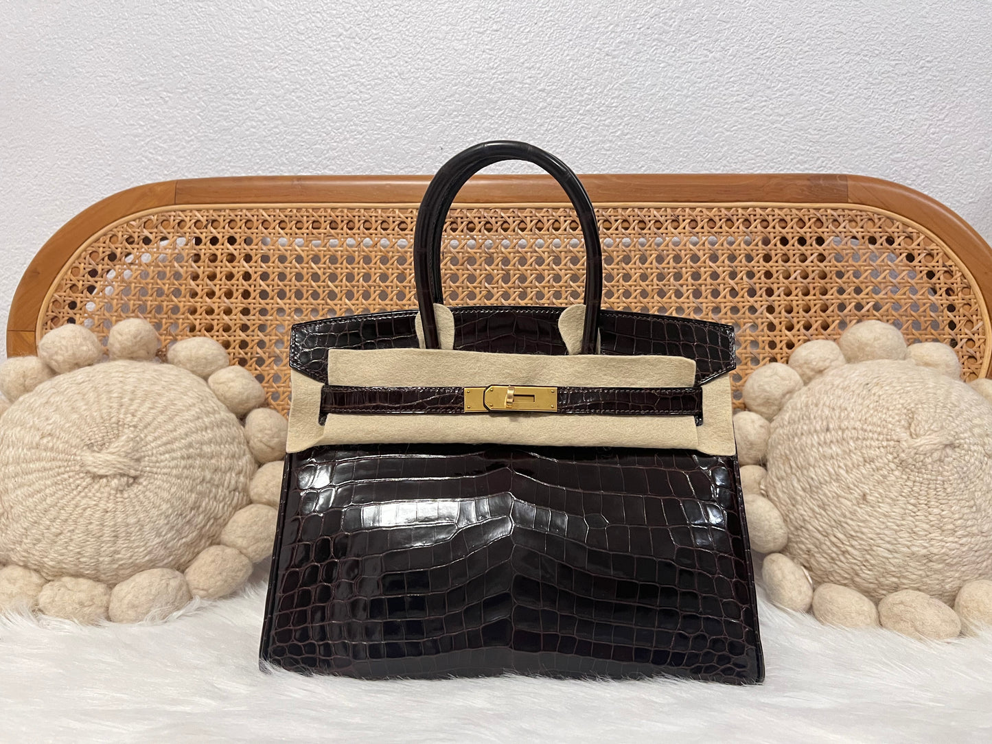 HERMES BIRKIN 30 | NILOTICUS CHOCOLATE SHINY GHW