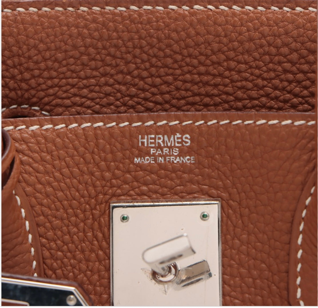 HERMES HAC BIRKIN | TOGO GOLD PHW