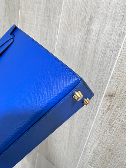 HERMES KELLY 25 | EPSOM BLUE ROYALE GHW