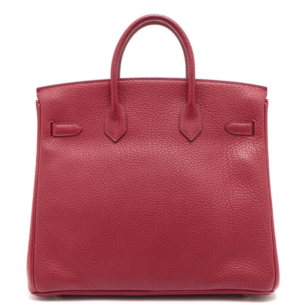 HERMES HAC BIRKIN | FJORD ROUGE VIF PHW