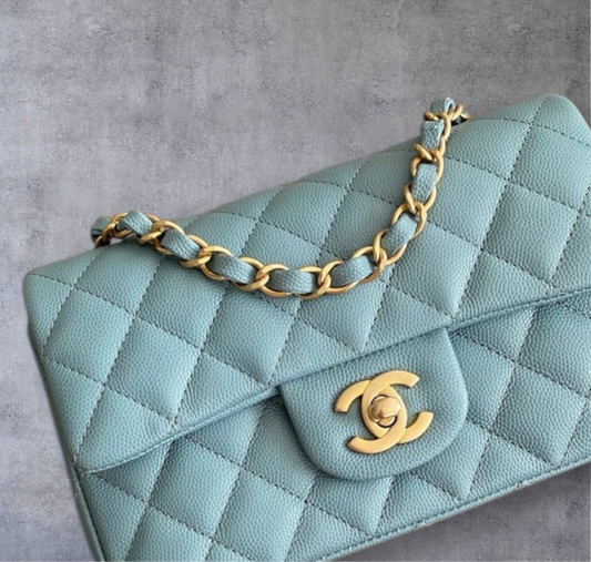 CHANEL CLASSIC BAG / MINI RECTANGLE BLACK CAVIAR SHW