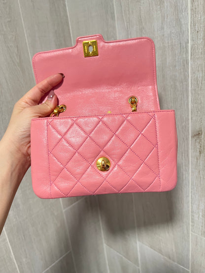 CHANEL DIANA FLAP | MINI BABY PINK GHW