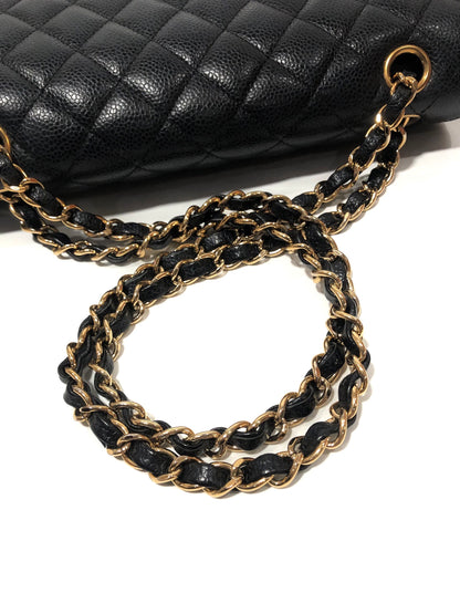 CHANEL CLASSIC FLAP | MEDIUM CAVIAR BLACK GHW