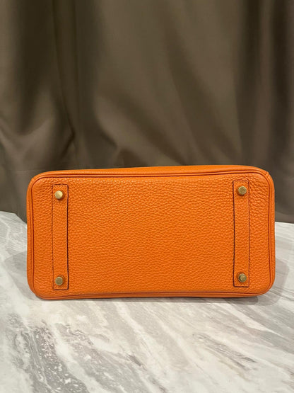 HERMES BIRKIN 30 | ORANGE TOGO GHW