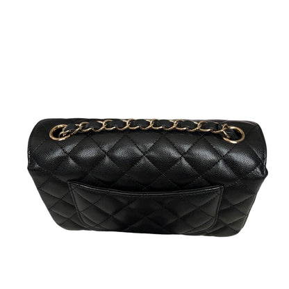 CHANEL CLASSIC FLAP | MINI RECTANGLE CAVIAR BLACK LGHW