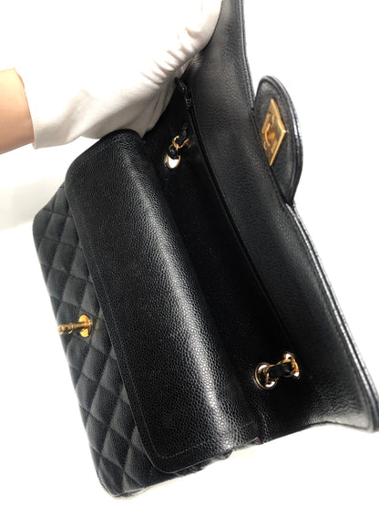 CHANEL CLASSIC FLAP | MEDIUM CAVIAR BLACK GHW