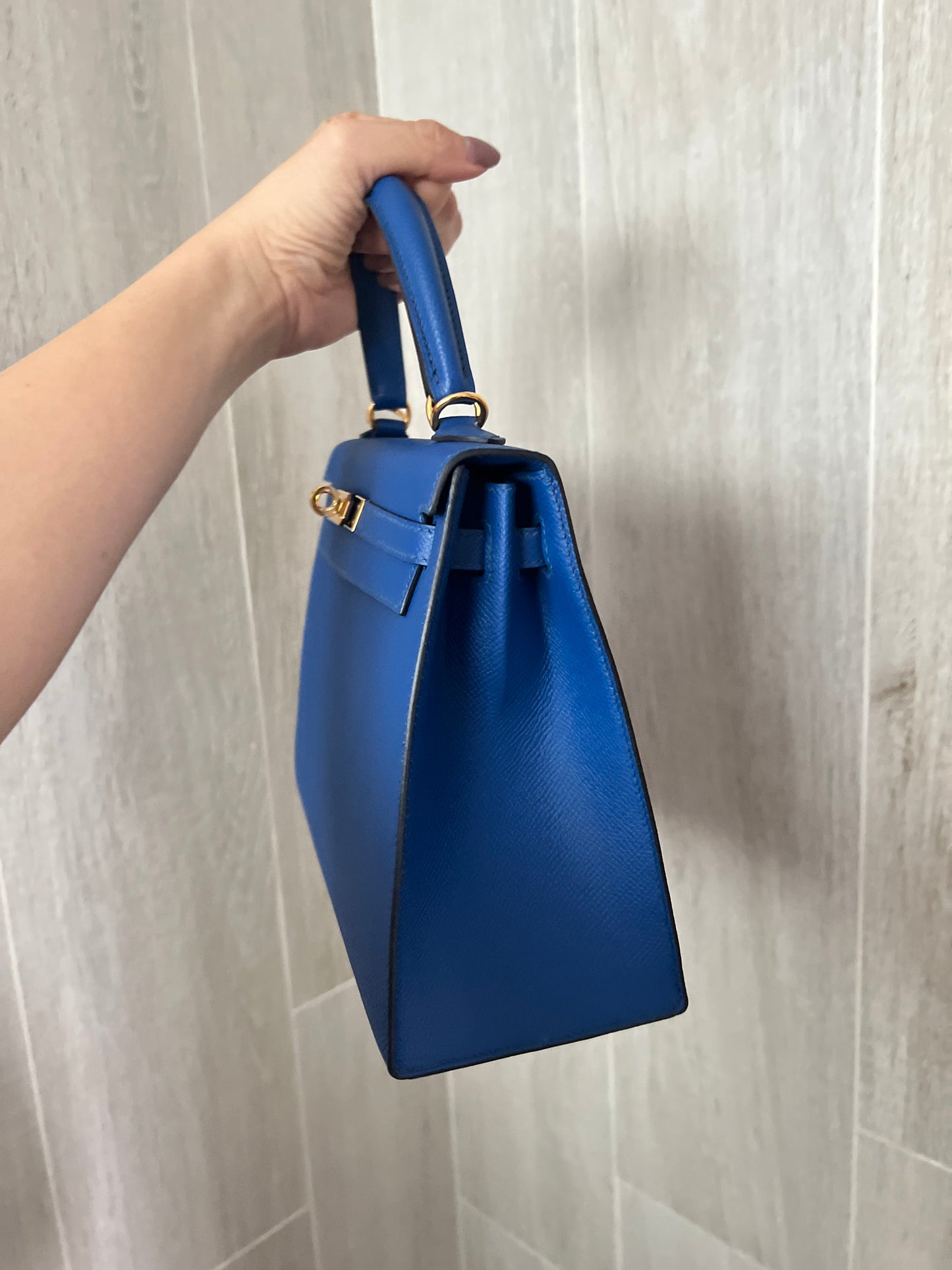 HERMES KELLY 25 | EPSOM BLUE ROYALE GHW