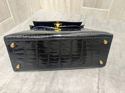 HERMES KELLY 28 | POROSUS BLACK SHINY GHW