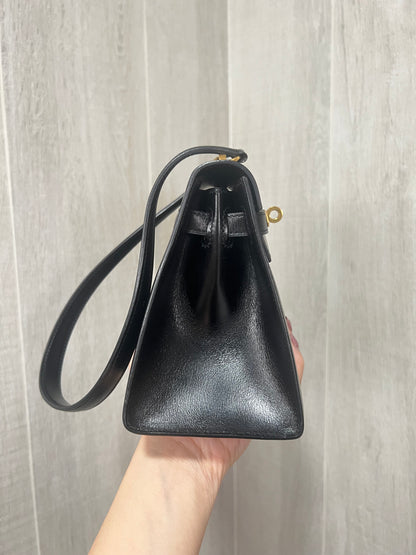 HERMES KELLY 20 | MINI BLACK BOX GHW