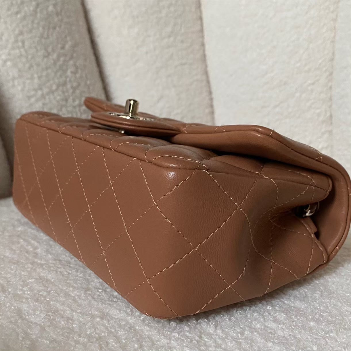 CHANEL MINI BAG / MINI RECTANGLE LAMBSKIN LGHW