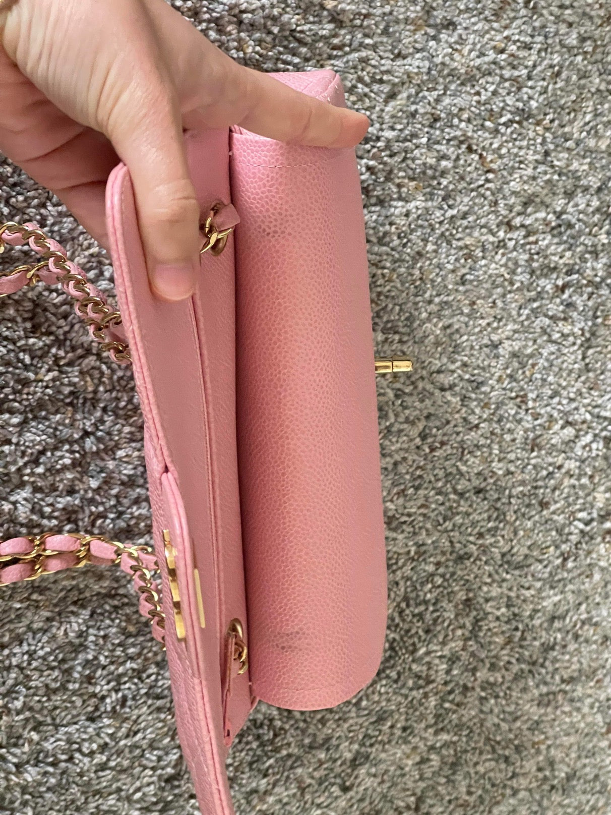 CHANEL CLASSIC BAG / SMALL PINK CAVIAR 24K GHW