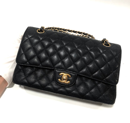 CHANEL CLASSIC FLAP | MEDIUM CAVIAR BLACK GHW