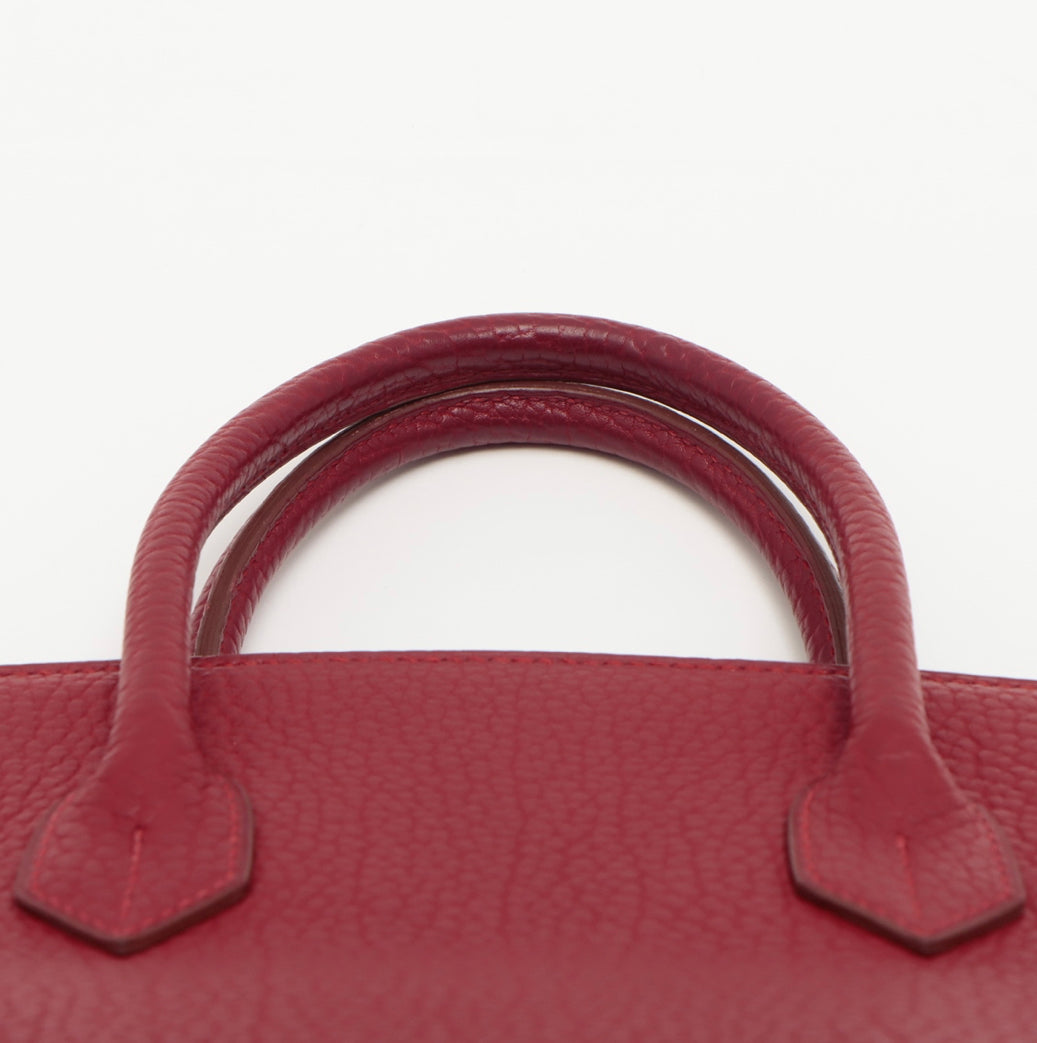 HERMES HAC BIRKIN | FJORD ROUGE VIF PHW