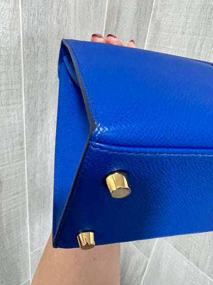 HERMES KELLY 25 | EPSOM BLUE ROYALE GHW