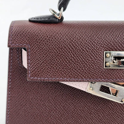 HERMES MINI KELLY | TRICOLOR EPSOM PHW