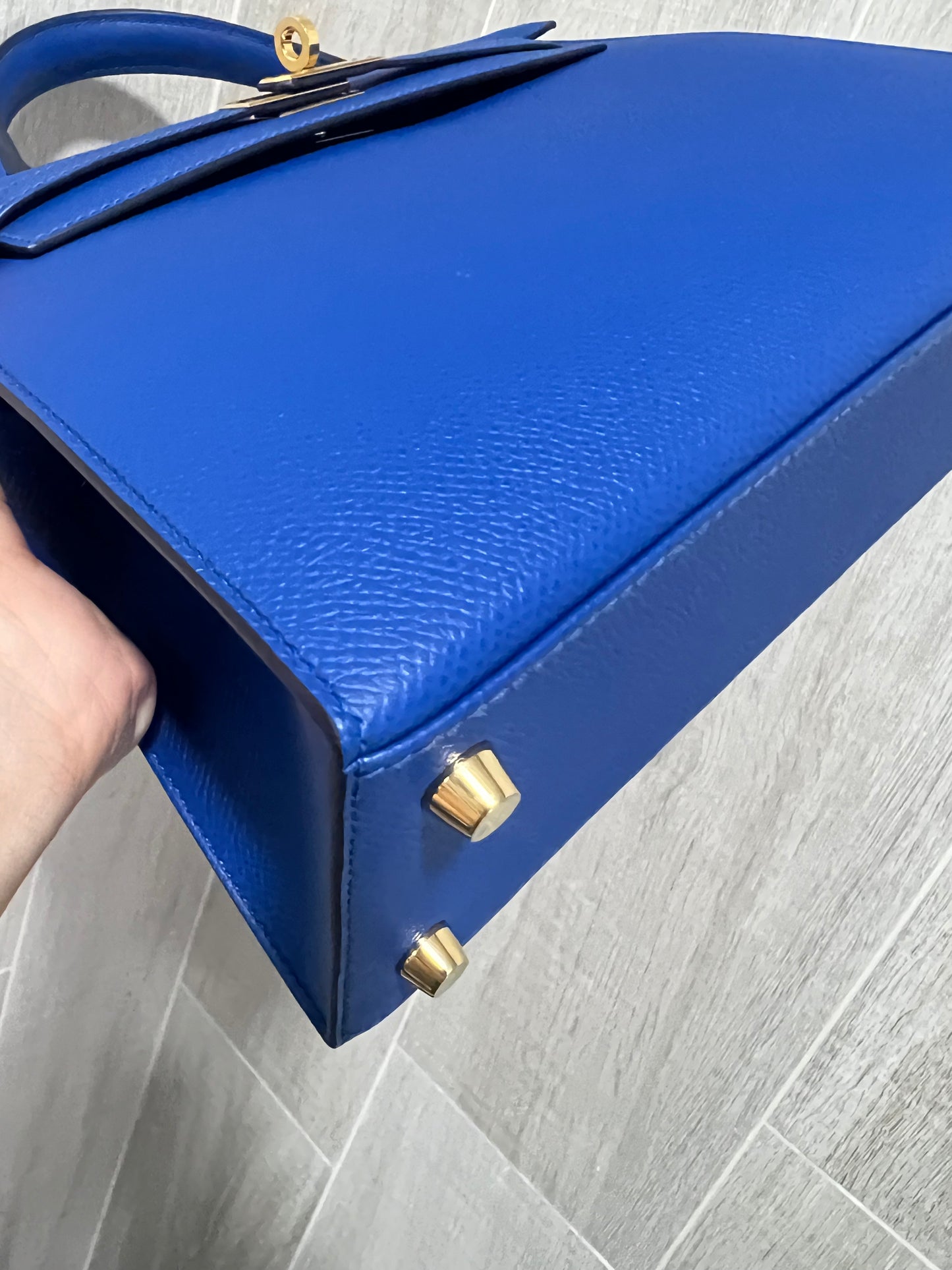 HERMES KELLY 25 | EPSOM BLUE ROYALE GHW