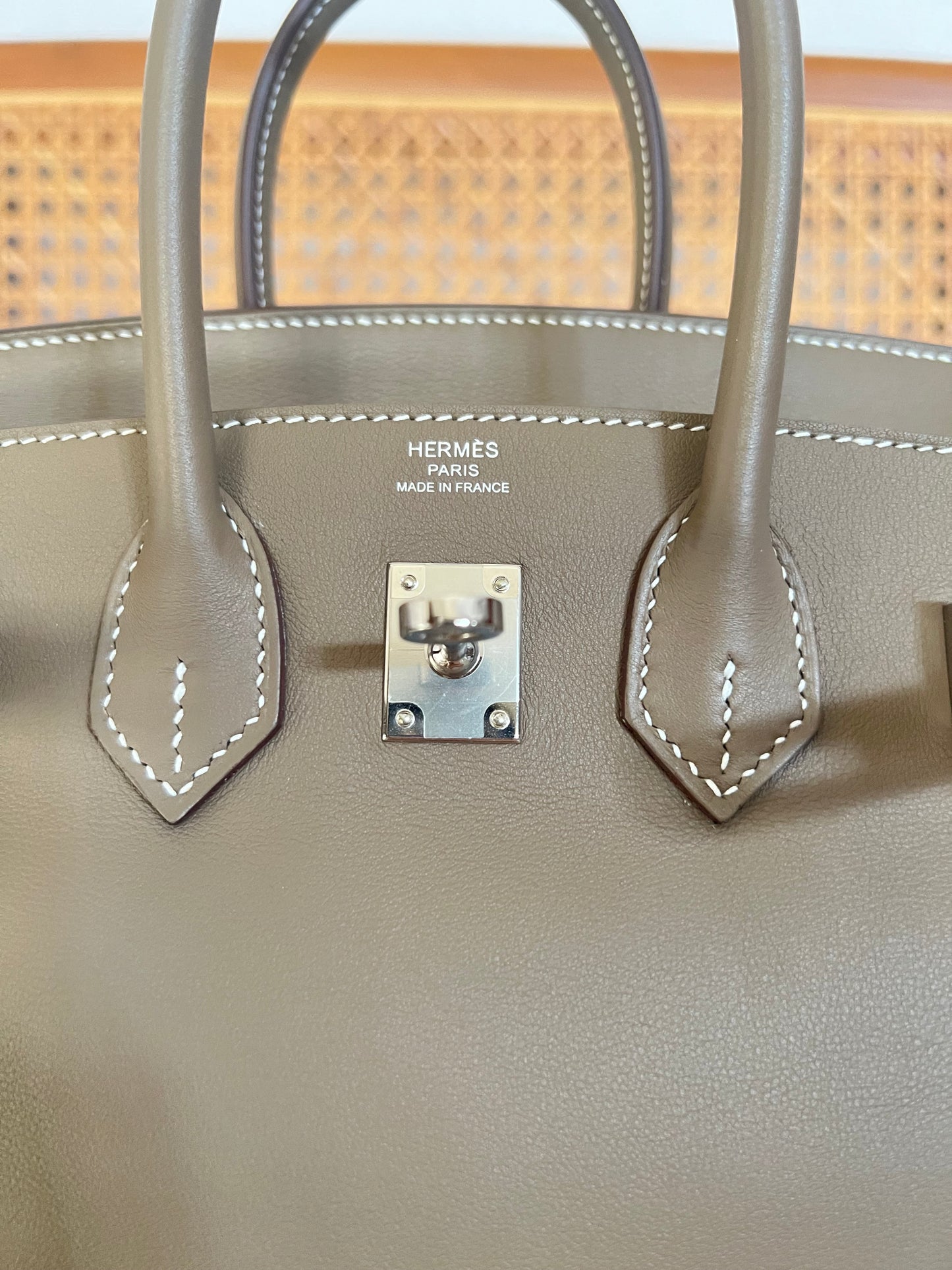 HERMES BIRKIN 25 | ETOUPE SWIFT GHW