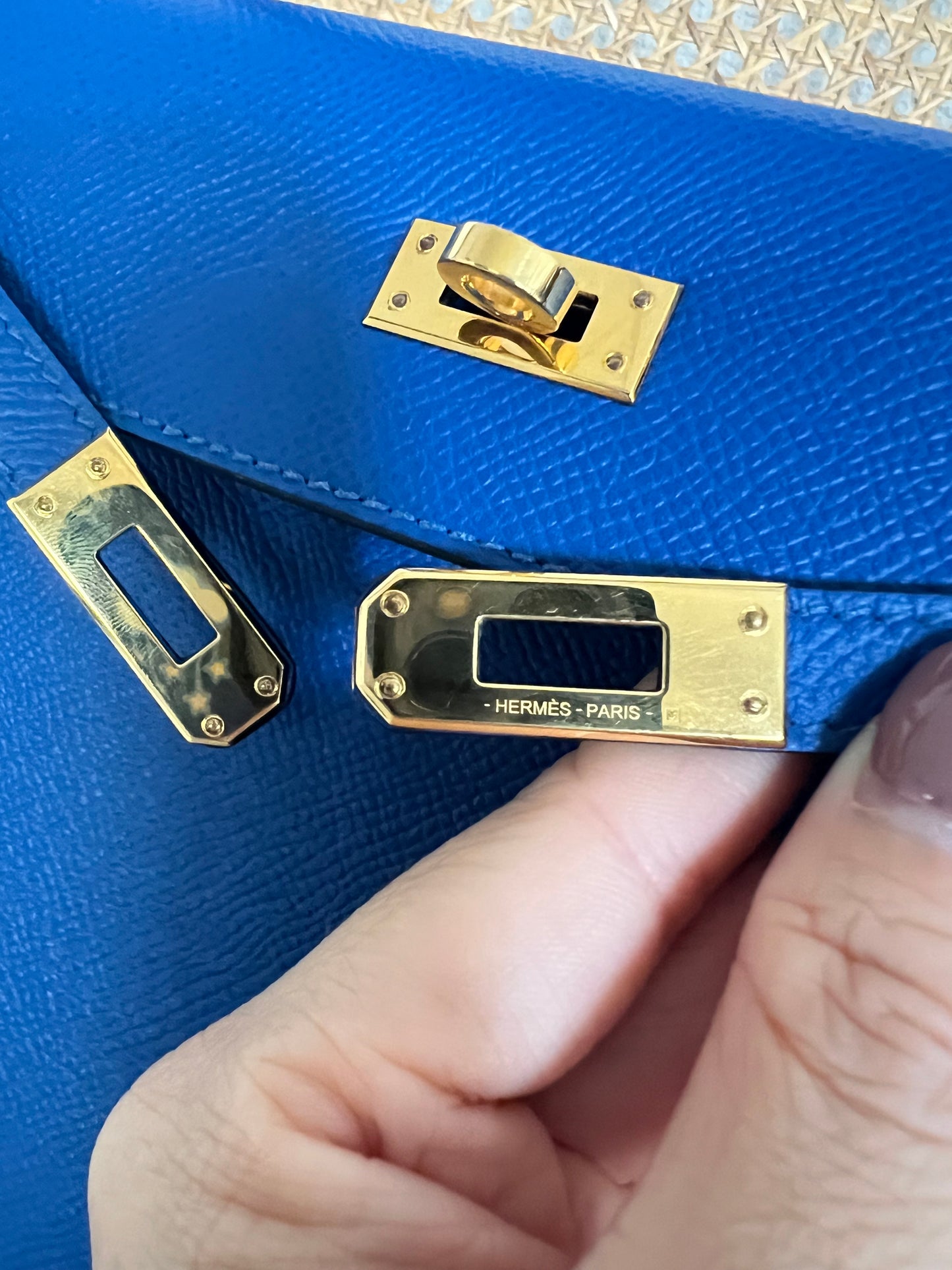 HERMES KELLY 25 | EPSOM BLUE ROYALE GHW