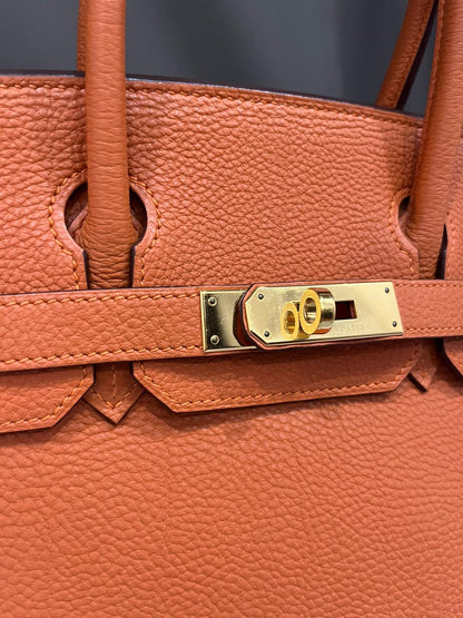 HERMES BIRKIN 30 | ORANGE TOGO GHW