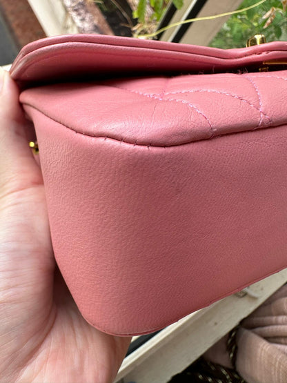 CHANEL DIANA FLAP | MINI BABY PINK GHW