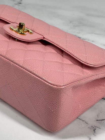 CHANEL CLASSIC BAG / SMALL PINK CAVIAR 24K GHW