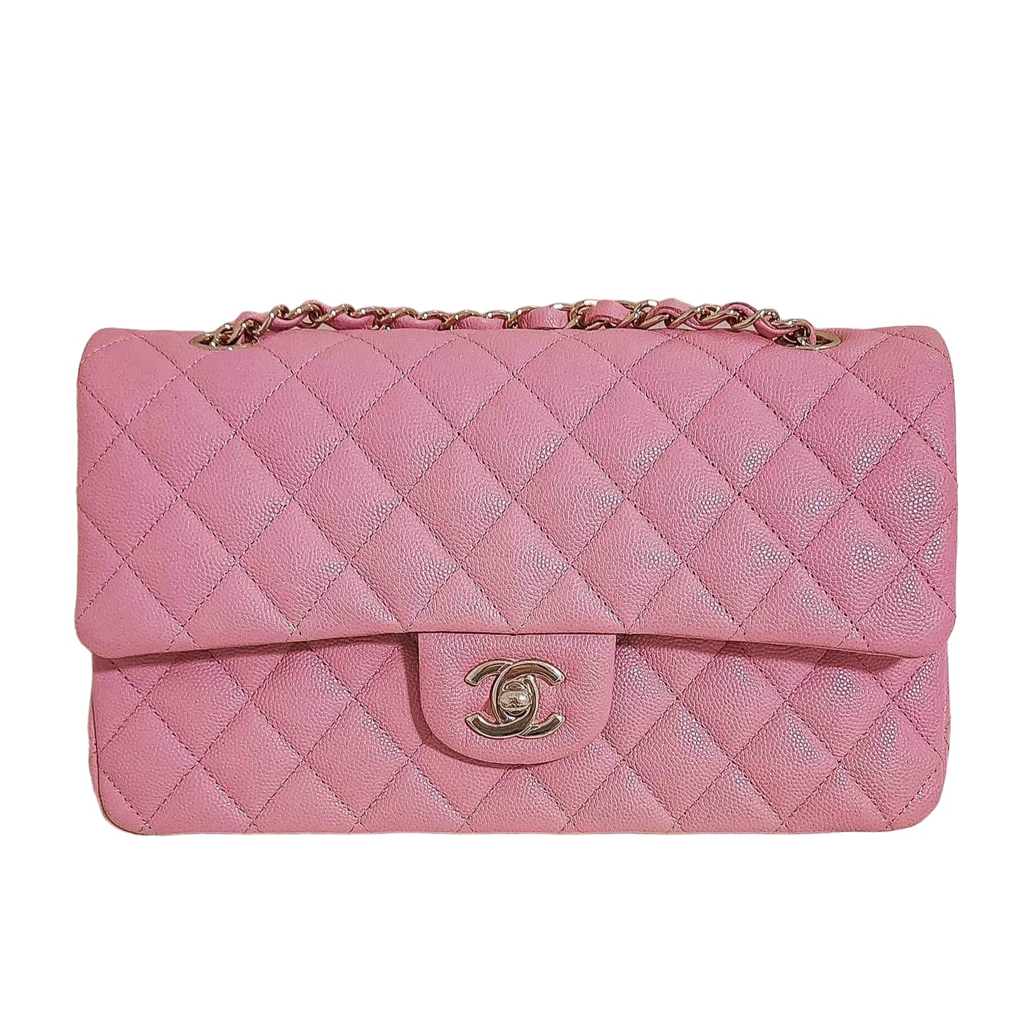 CHANEL CLASSIC FLAP | MEDIUM CAVIAR PINK LGHW