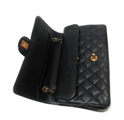 CHANEL CLASSIC FLAP | MEDIUM CAVIAR BLACK GHW