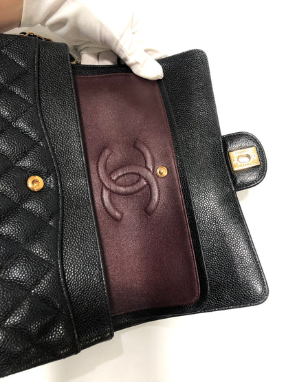 CHANEL CLASSIC FLAP | MEDIUM CAVIAR BLACK GHW