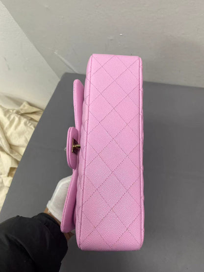 CHANEL CLASSIC BAG / SMALL PINK CAVIAR LGHW