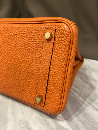 HERMES BIRKIN 30 | ORANGE TOGO GHW