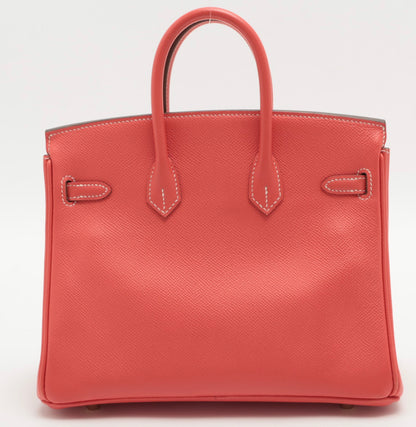 HERMES BIRKIN 25 | ROSE JAIPUR + GOLD CHAMPAGNE GHW (CANDY COLLECTION)